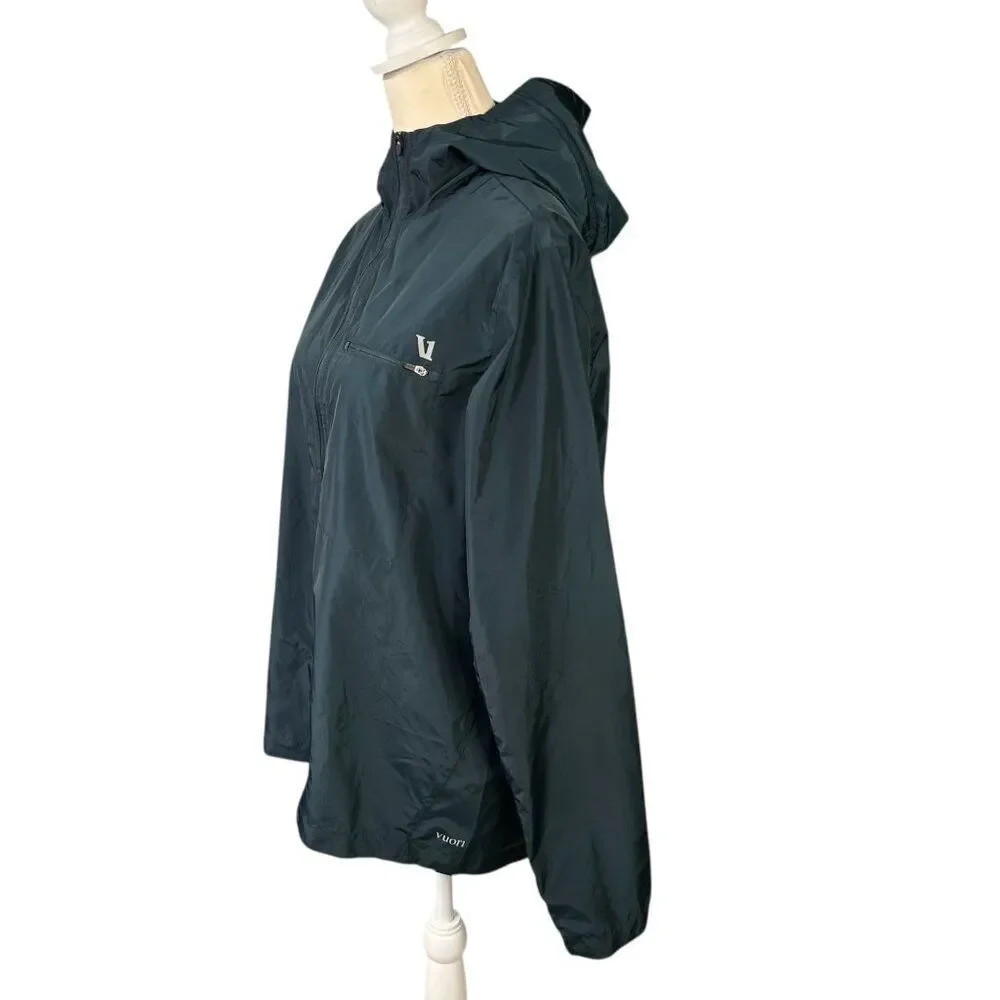 Vuori Men's Daybreak Windbreaker Lightweight Jacket in Navy Blue Size Medium